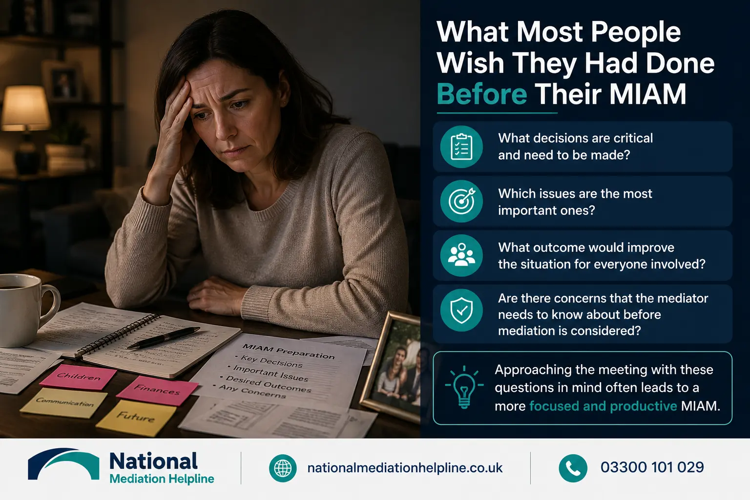 How to prepare for a miam in Chesterfield What most people miss what should they have done before miam