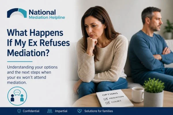 what if my ex refuses mediation Chesterfield?