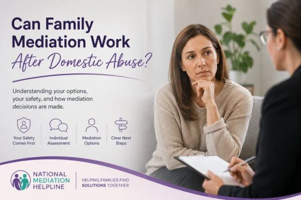 Can Family Mediation Chesterfield Work After Domestic Abuse?